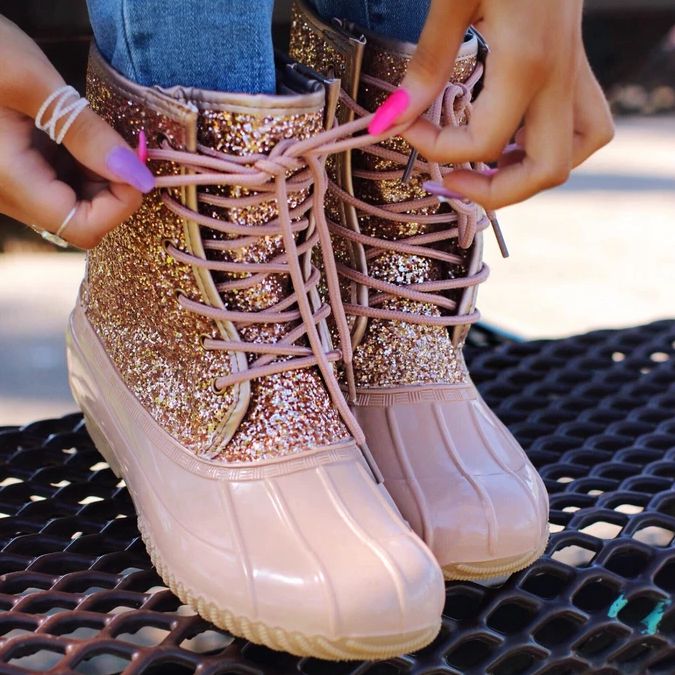 Sequin Boots For Women