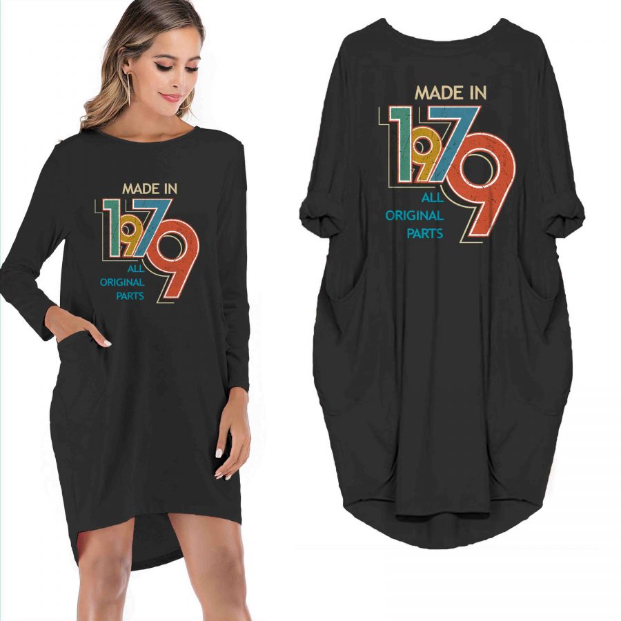 Made In 1979 All Original Parts Limited Edition Pocket Dress