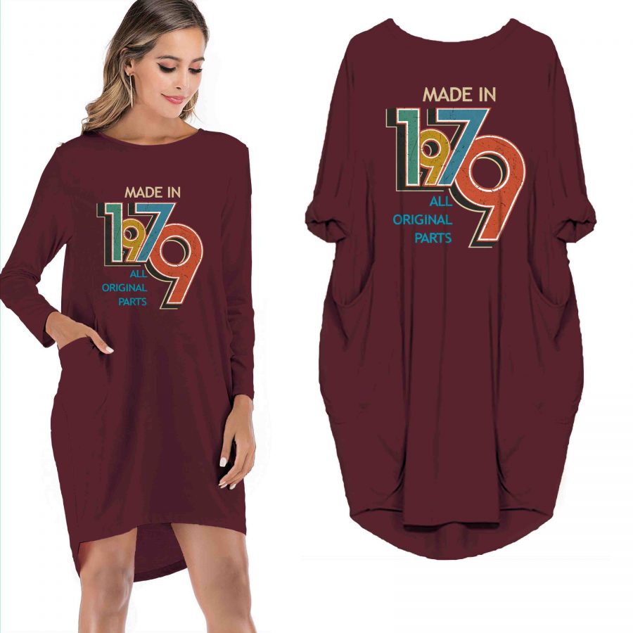 Made In 1979 All Original Parts Limited Edition Pocket Dress