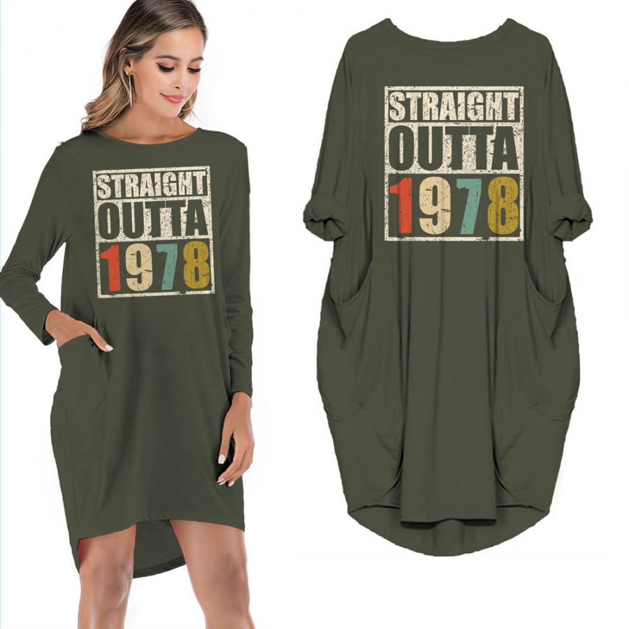 Straight Outta 1978 Limited Edition Pocket Dress