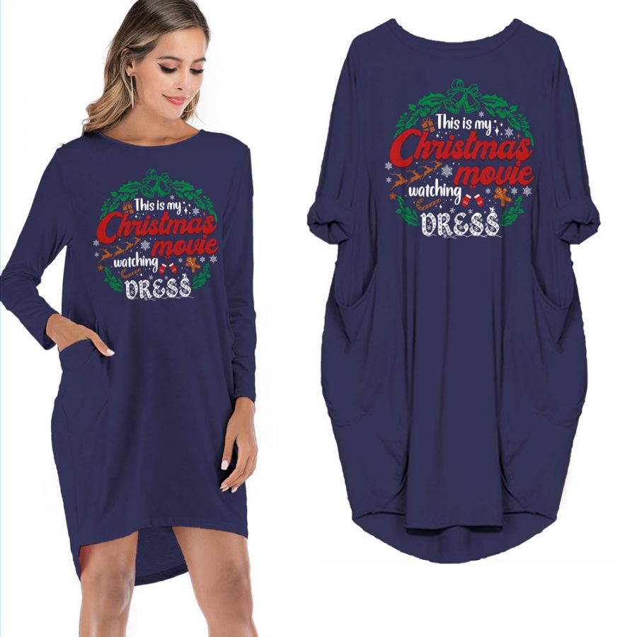 This Is My Christmas Movie Watching Dress