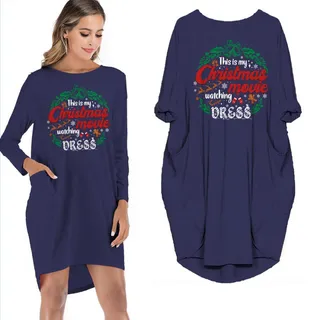 This Is My Christmas Movie Watching Dress – alternate