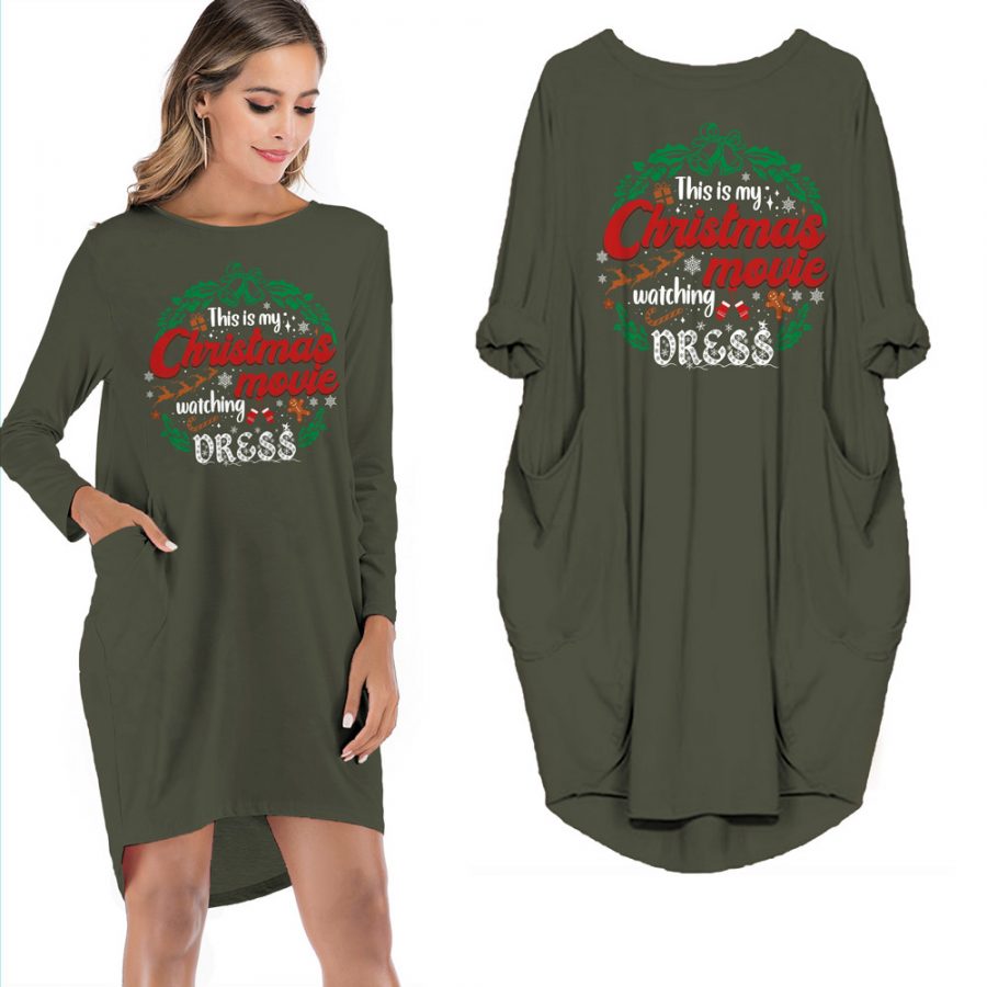 This Is My Christmas Movie Watching Dress
