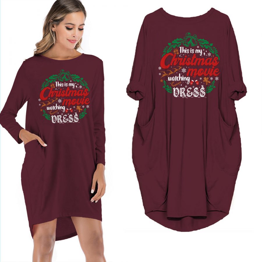 This Is My Christmas Movie Watching Dress