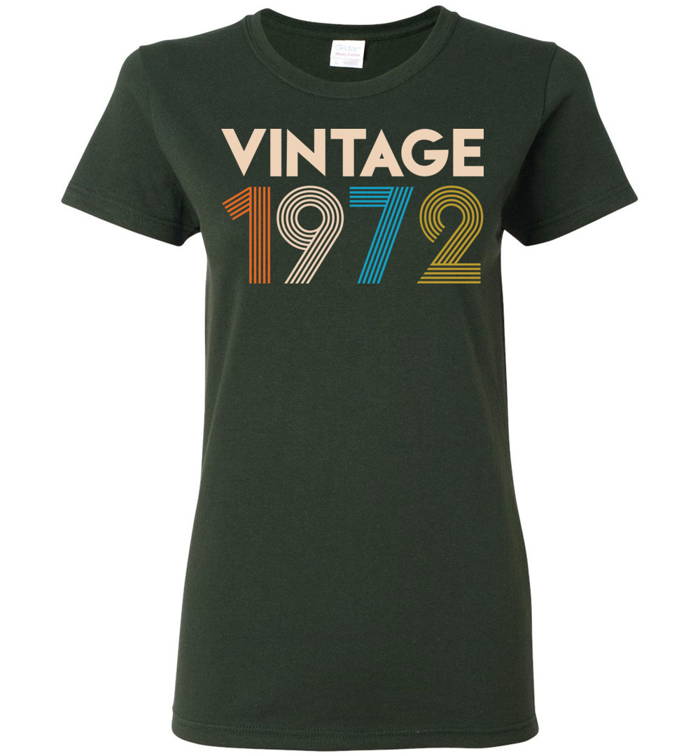 Vintage 1972 Limited Edition Ladies Short-Sleeve