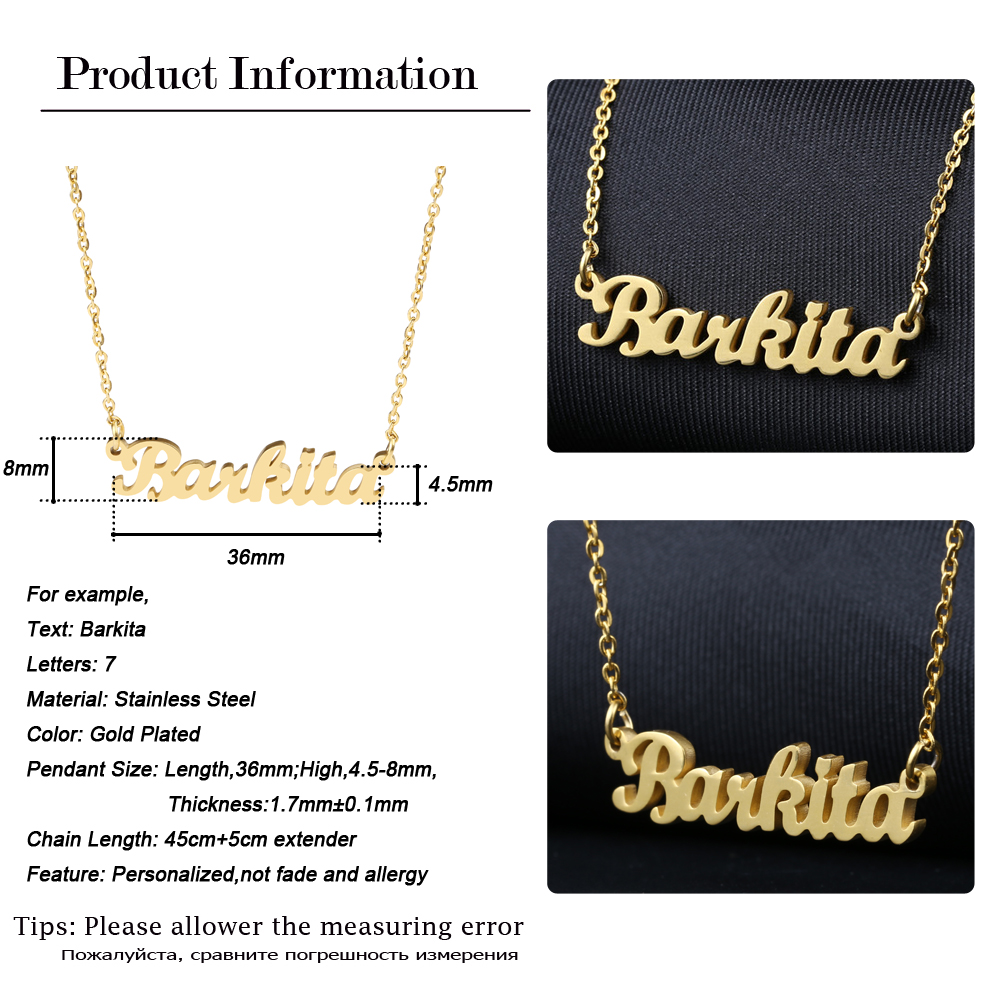 Personalize Necklace With Your Name