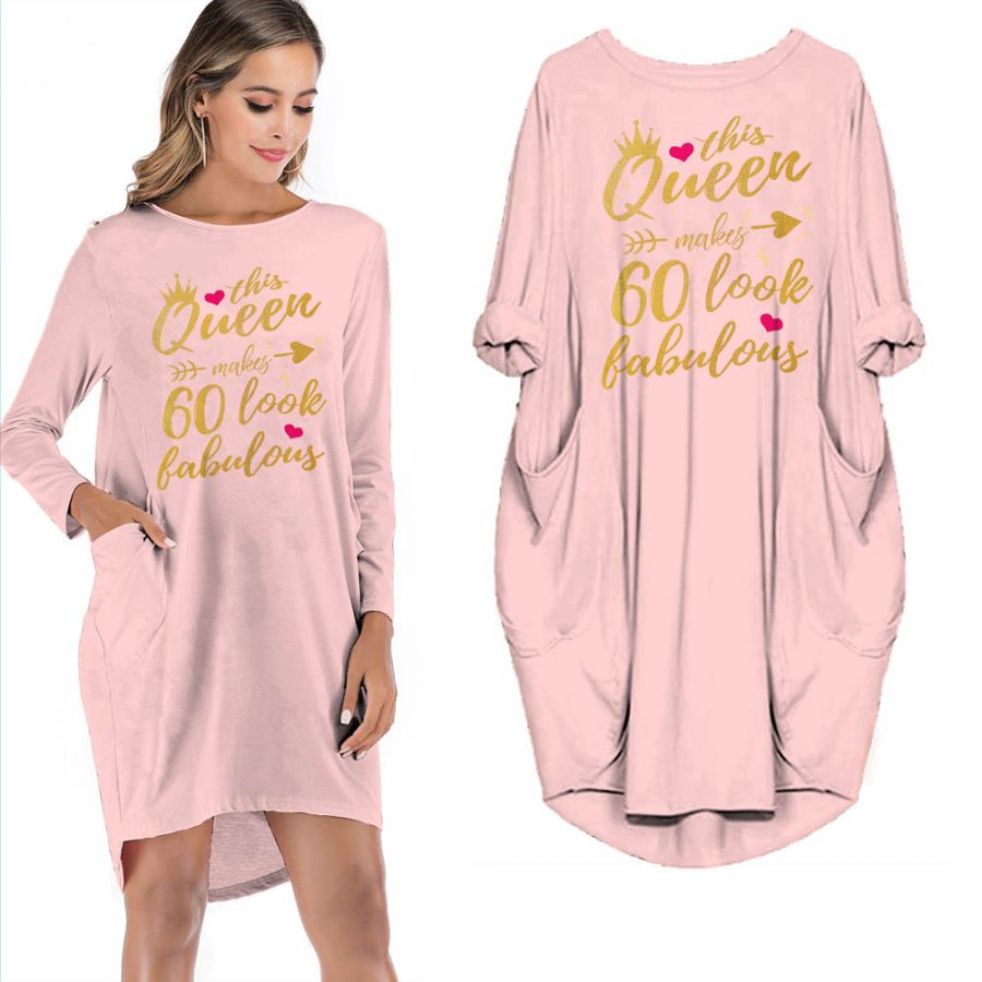 This Queen Makes 60 Look Fabulous Limited Edition Pocket Dress