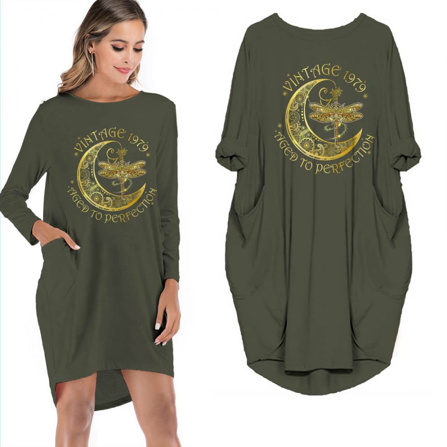 Dragonfly Vintage 1979 Limited Edition Pocket Dress
