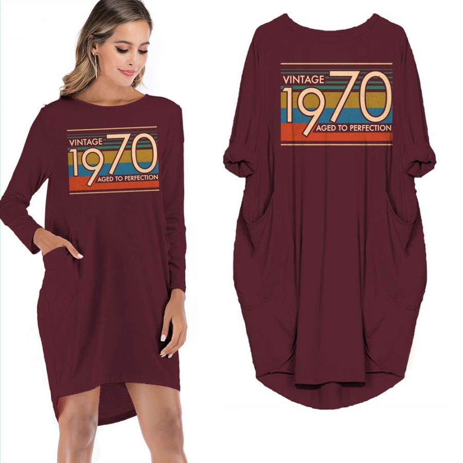 50th Birthday Outfits Vintage 1970 Aged To Perfection Birthday Dresses