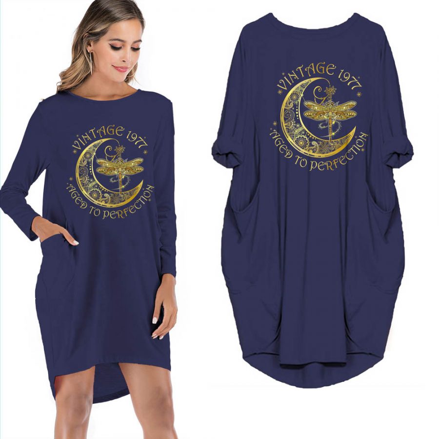 Dragonfly Vintage 1977 Limited Edition Pocket Dress
