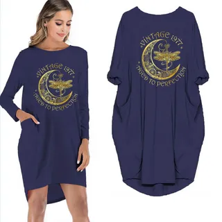 Dragonfly Vintage 1977 Limited Edition Pocket Dress – alternate