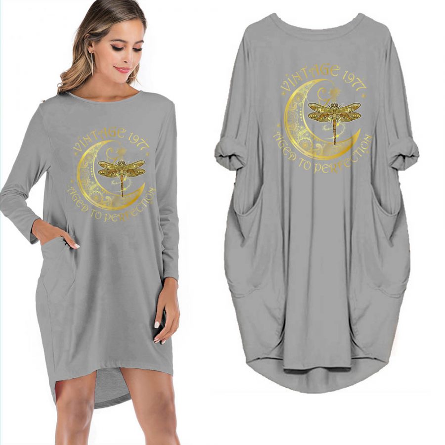 Dragonfly Vintage 1977 Limited Edition Pocket Dress