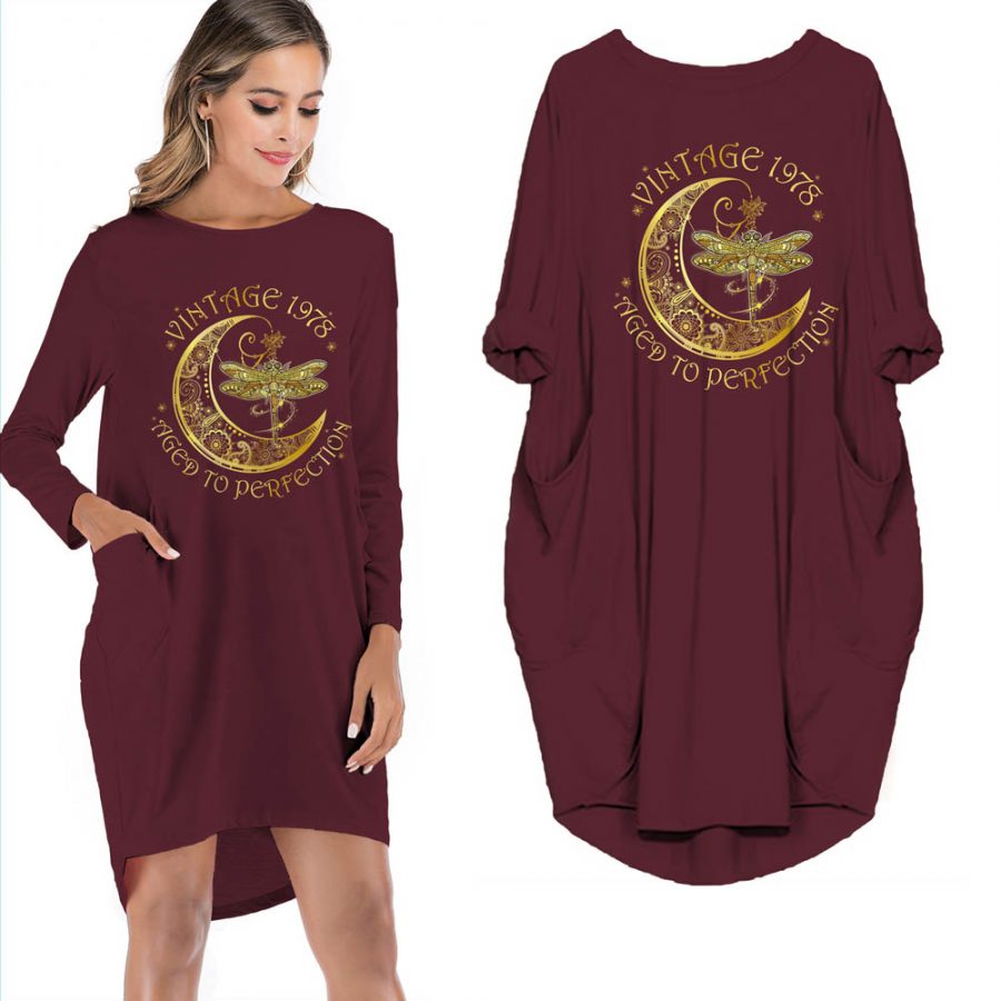 Dragonfly Vintage 1978 Limited Edition Pocket Dress
