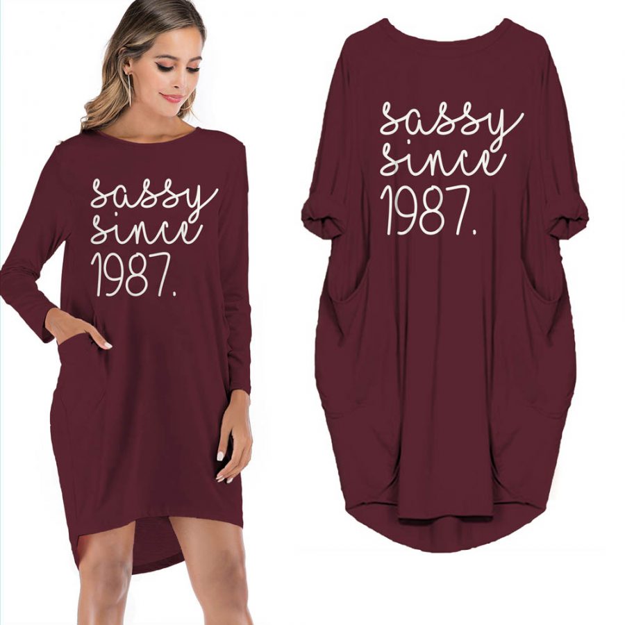 Sassy Since 1987 Limited Edition Pocket Dress