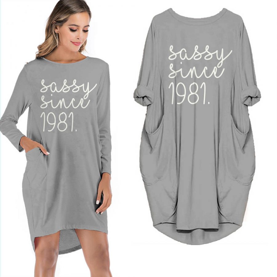 Sassy Since 1981 Limited Edition Pocket Dress