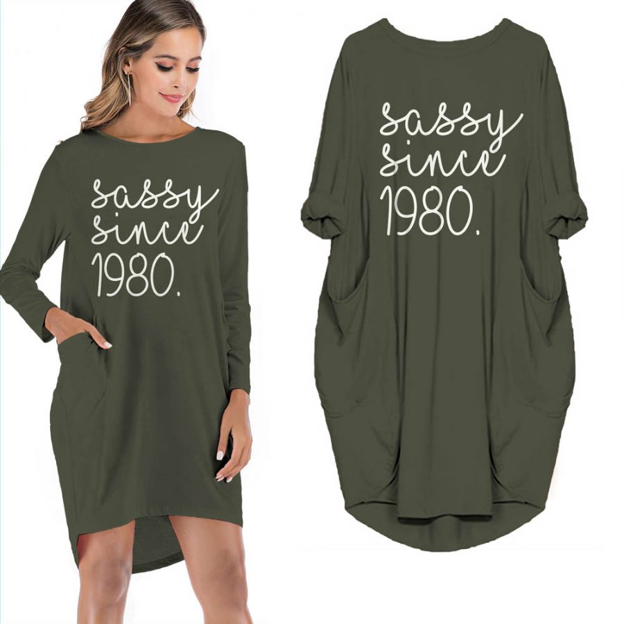 Sassy Since 1980 Limited Edition Pocket Dress