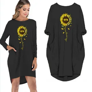 Birthday Outfits You Are My Sunshine 1974 Limited Edition Pocket Dress