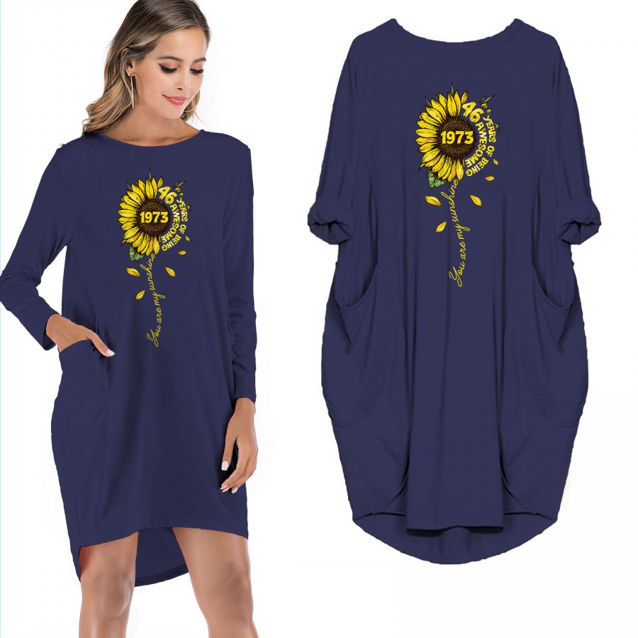 Birthday Outfits You Are My Sunshine 1973 Limited Edition Pocket Dress