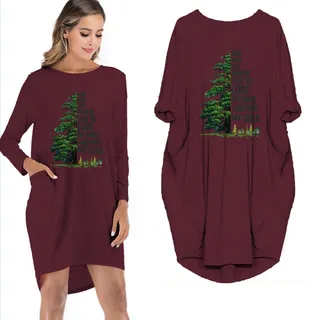 And Into The Forest I Go Limited Edition Pocket Dress – alternate