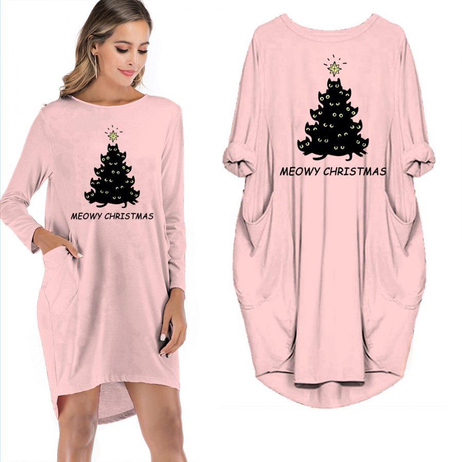 Meowy Christmas Limited Edition Pocket Dress