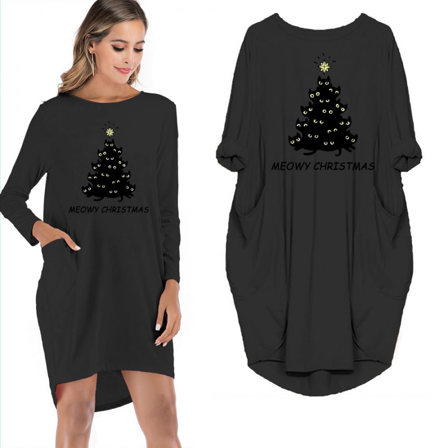 Meowy Christmas Limited Edition Pocket Dress