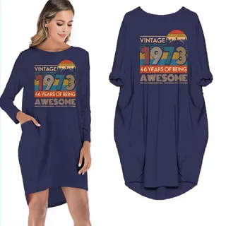Birthday Outfits Vintage 1973 Pocket Dress – alternate