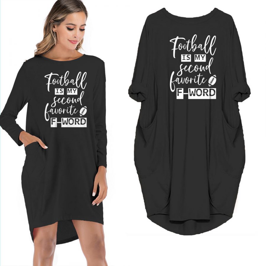 Football Is My Second Favorite F-Word Limited Edition Pocket Dess