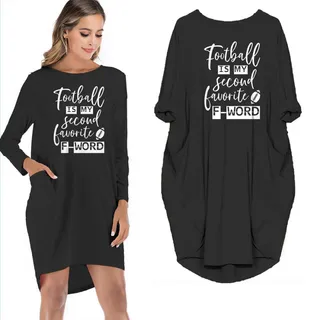 Football Is My Second Favorite F-Word Limited Edition Pocket Dess