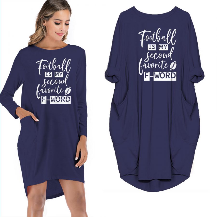 Football Is My Second Favorite F-Word Limited Edition Pocket Dess