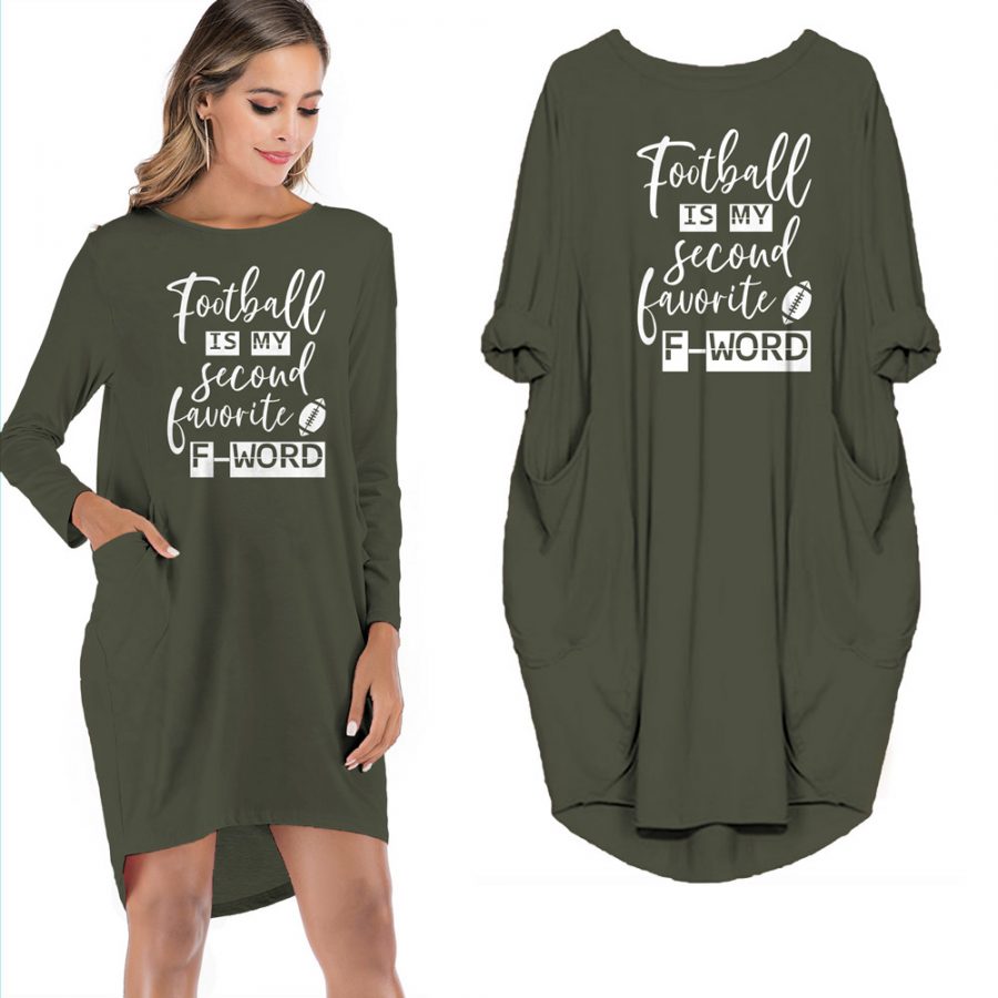 Football Is My Second Favorite F-Word Limited Edition Pocket Dess