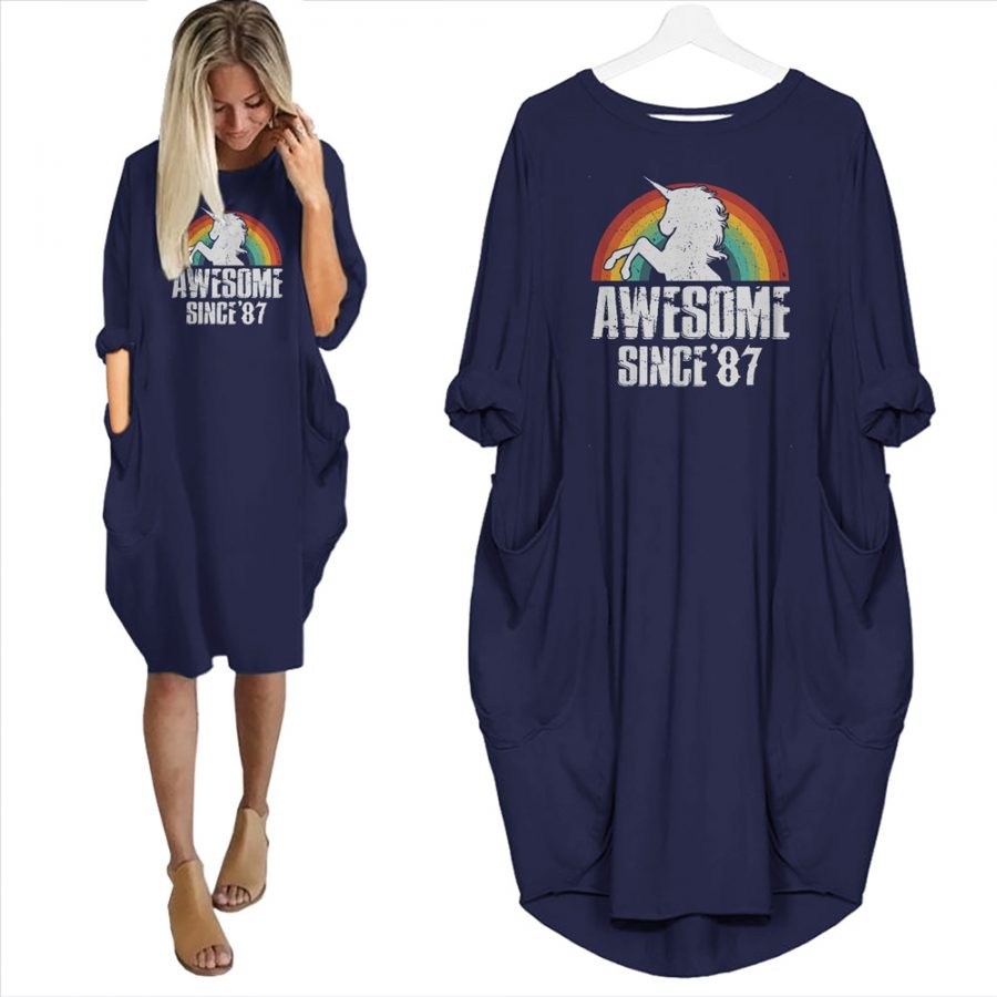 Awesome Since 1987 Limited Edition Pocket Dress