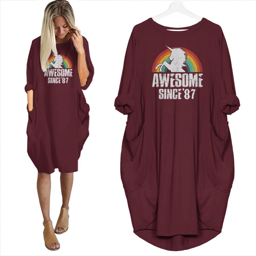 Awesome Since 1987 Limited Edition Pocket Dress