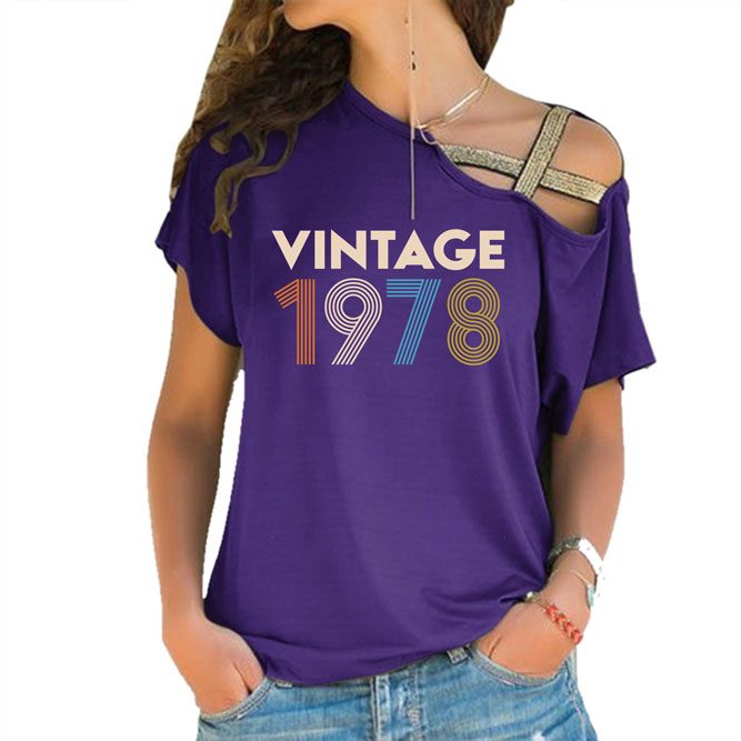 Vintage 1978 Limited Edition Off Shoulder Shirt
