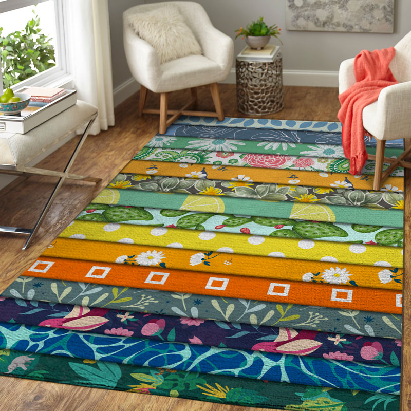 Fabric Pattern Rug