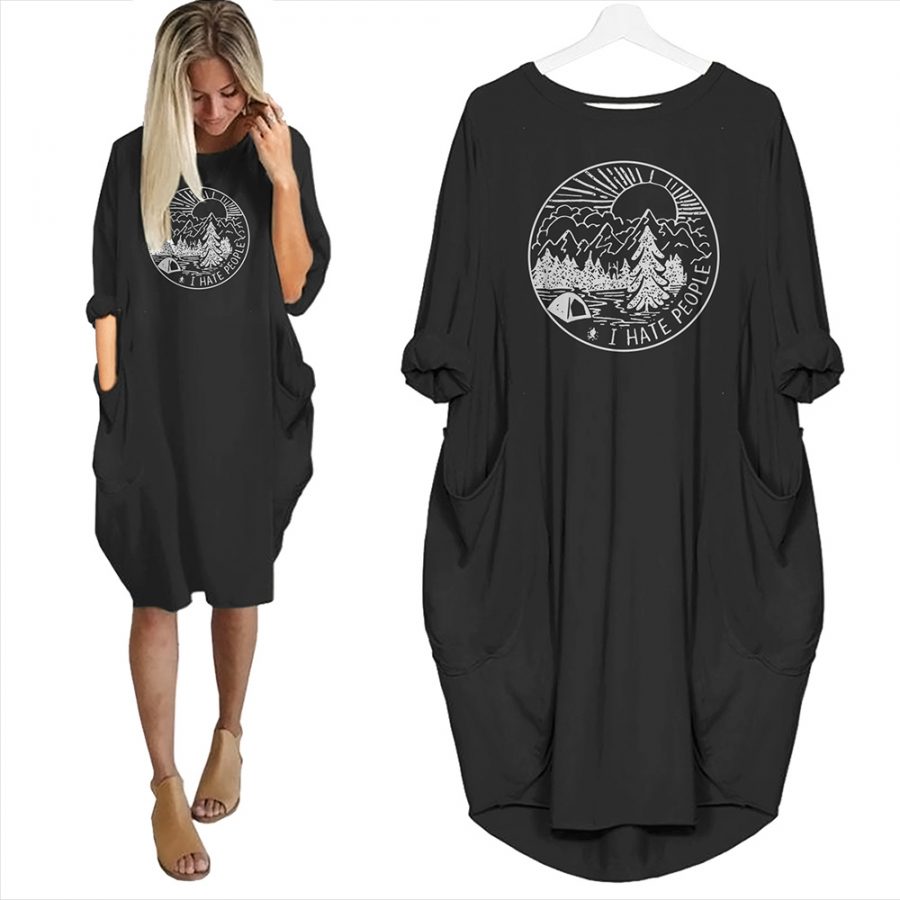 I Hate People Limited Edition Pocket Dress