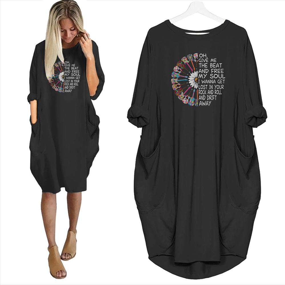 Oh Give Me the Beat And Free My Soul Limited Edition Pocket Dress