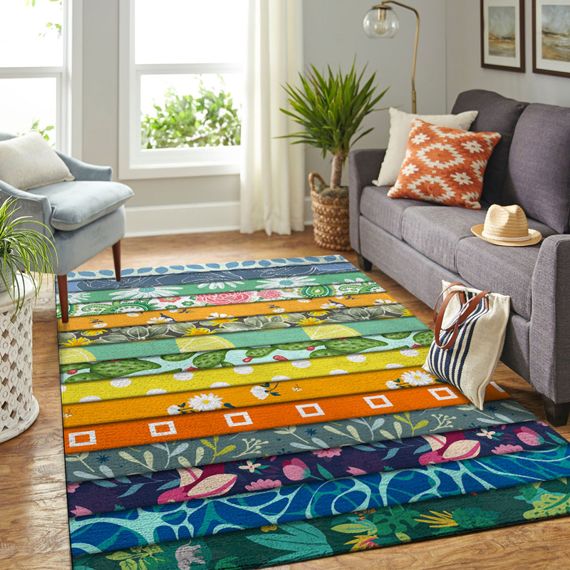 Fabric Pattern Rug