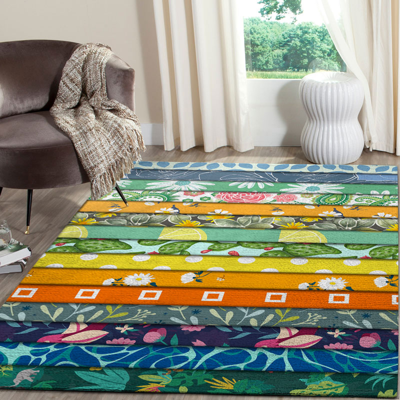 Fabric Pattern Rug