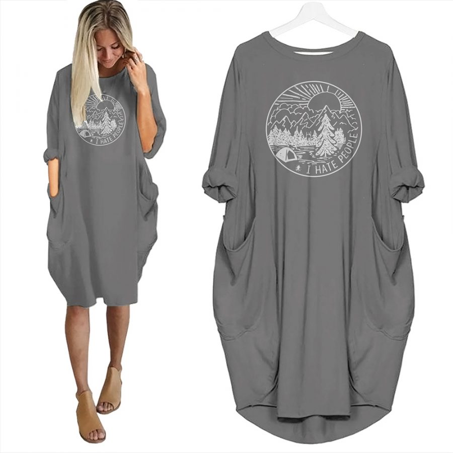 I Hate People Limited Edition Pocket Dress