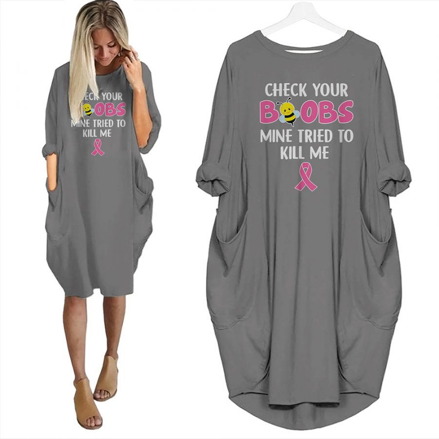 Check Your Boobs Limited Edition Pocket Dress