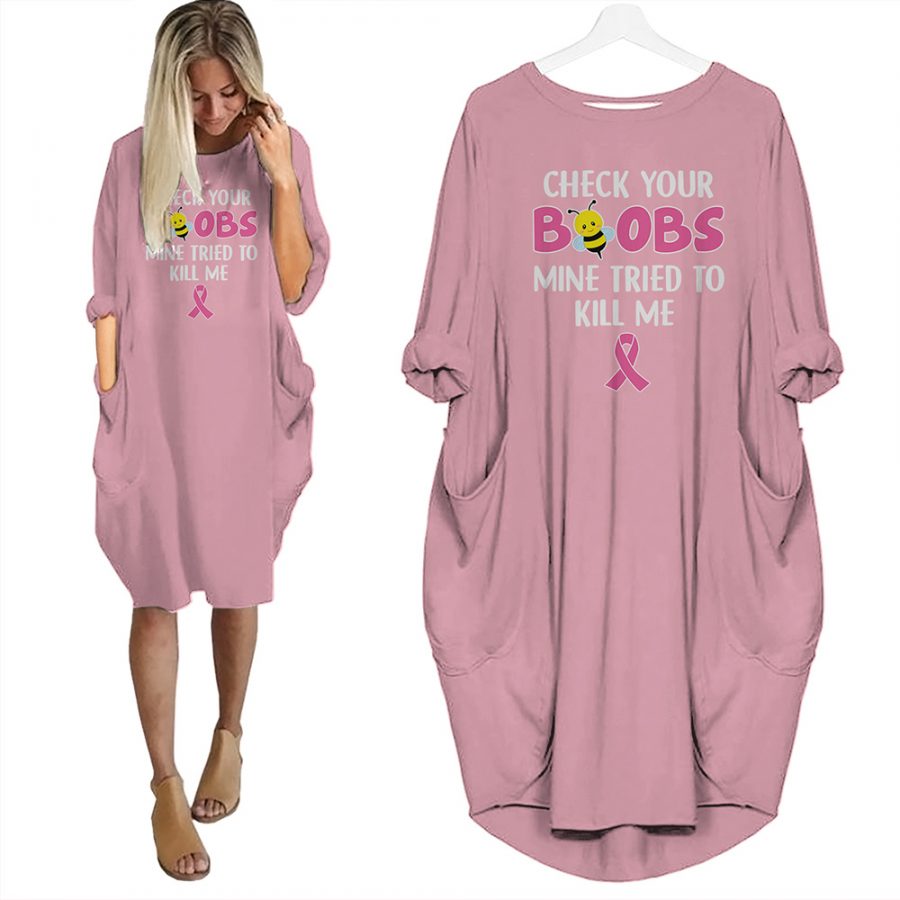 Check Your Boobs Limited Edition Pocket Dress
