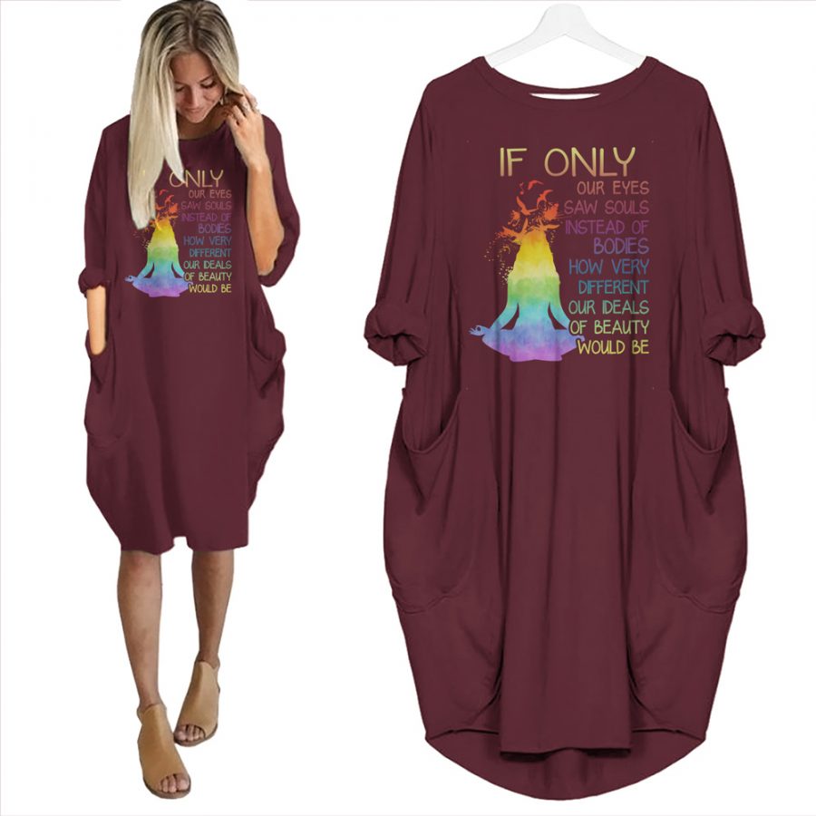 If Only Our Eyes Saw Souls Limited Edition Pocket Dress