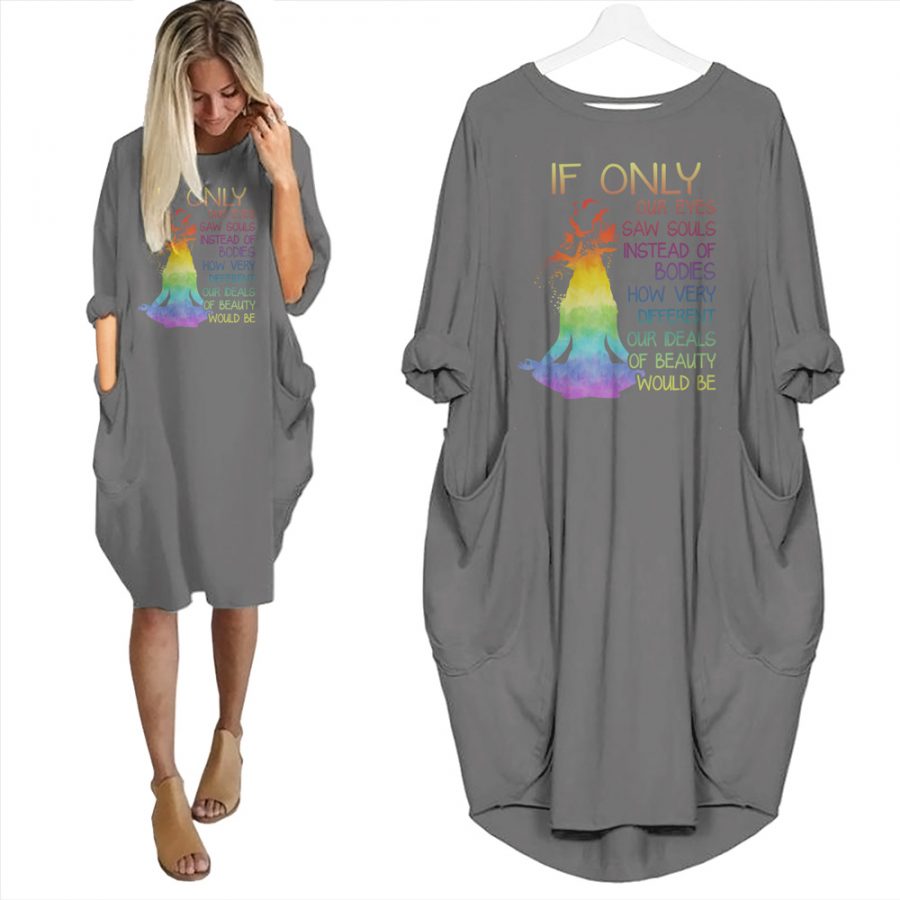 If Only Our Eyes Saw Souls Limited Edition Pocket Dress