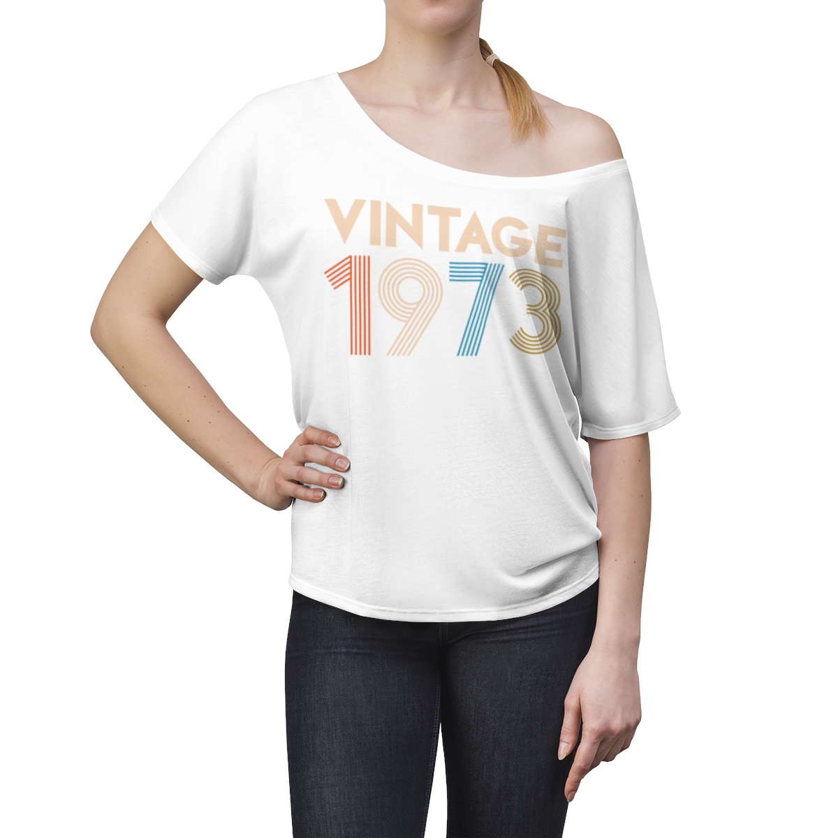 Vintage 1973 Women's Slouchy top