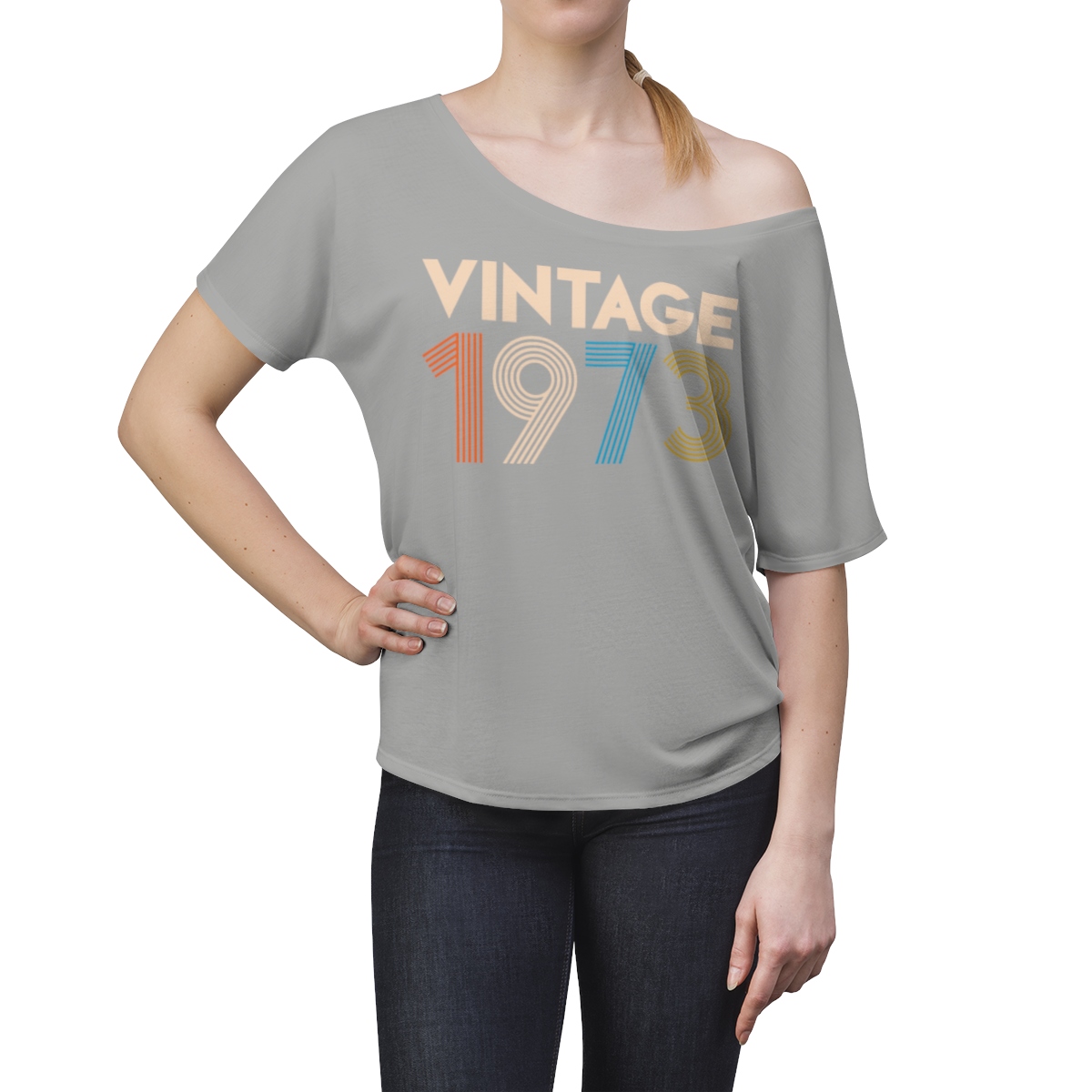 Vintage 1973 Women's Slouchy top