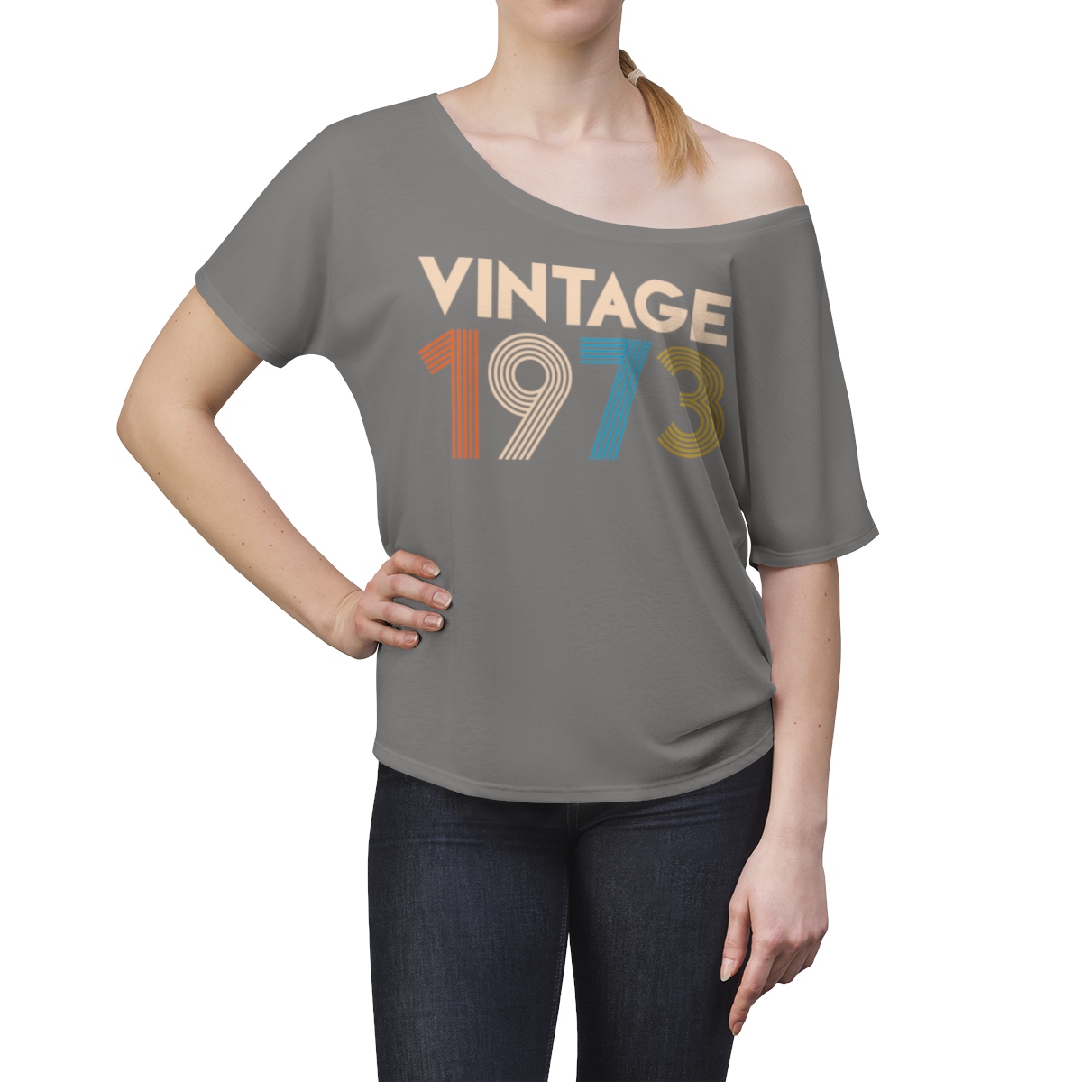 Vintage 1973 Women's Slouchy top