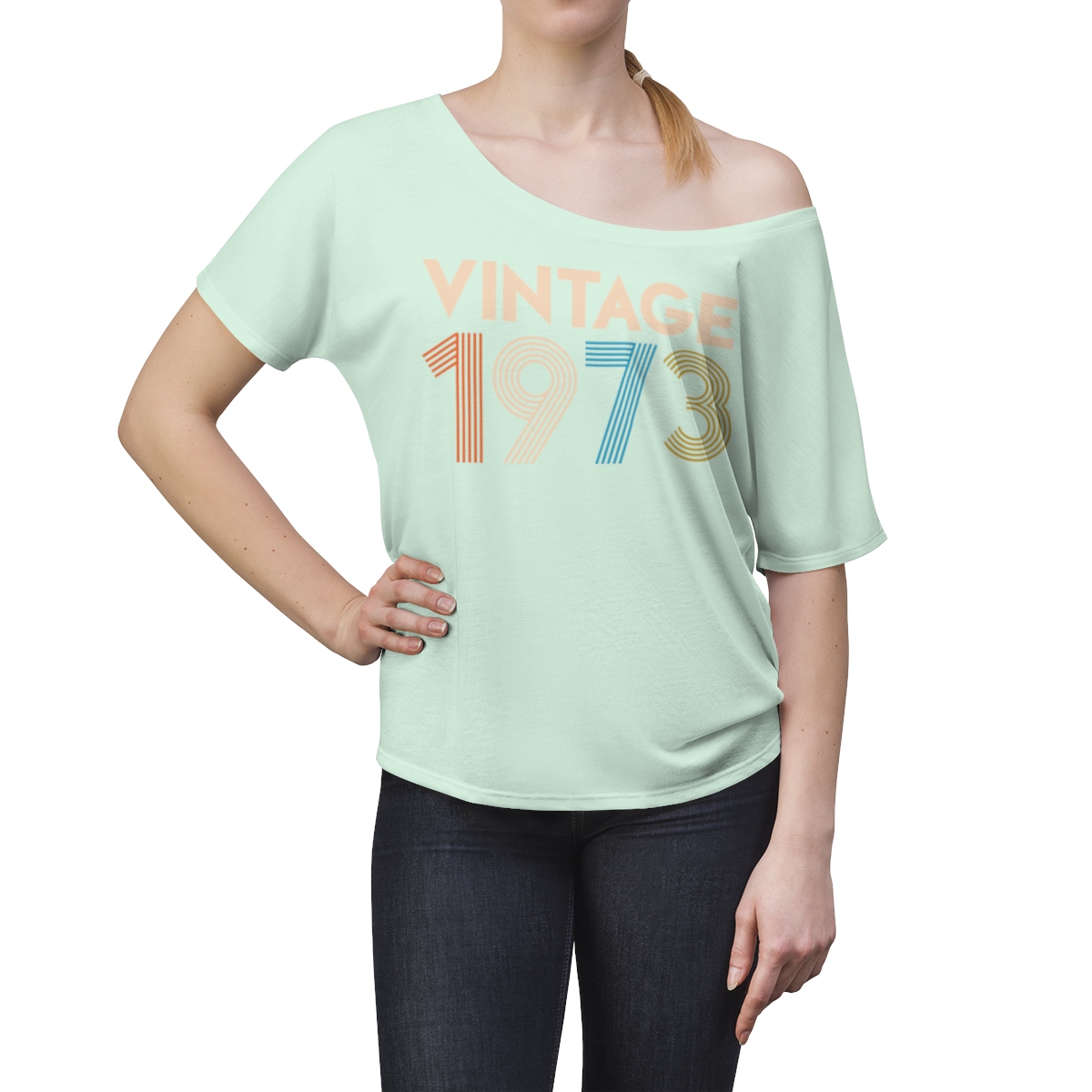Vintage 1973 Women's Slouchy top