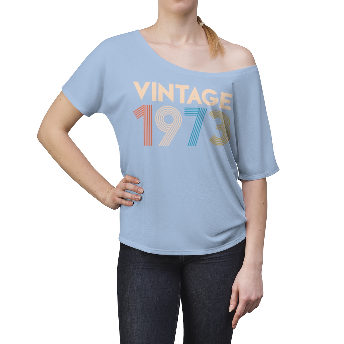Vintage 1973 Women's Slouchy top