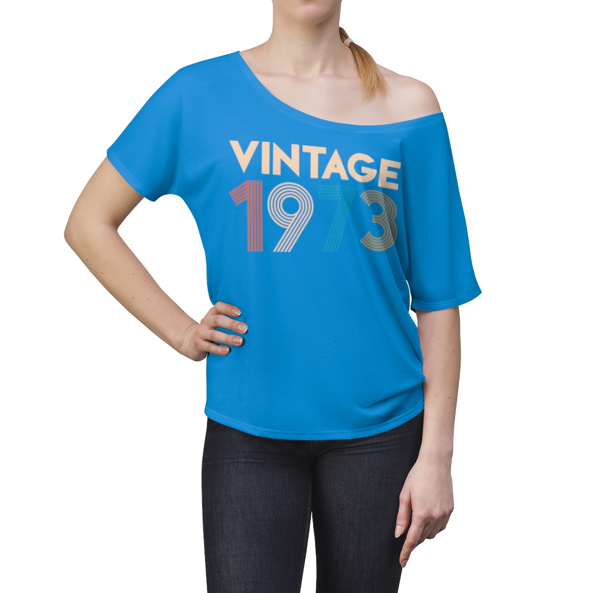 Vintage 1973 Women's Slouchy top