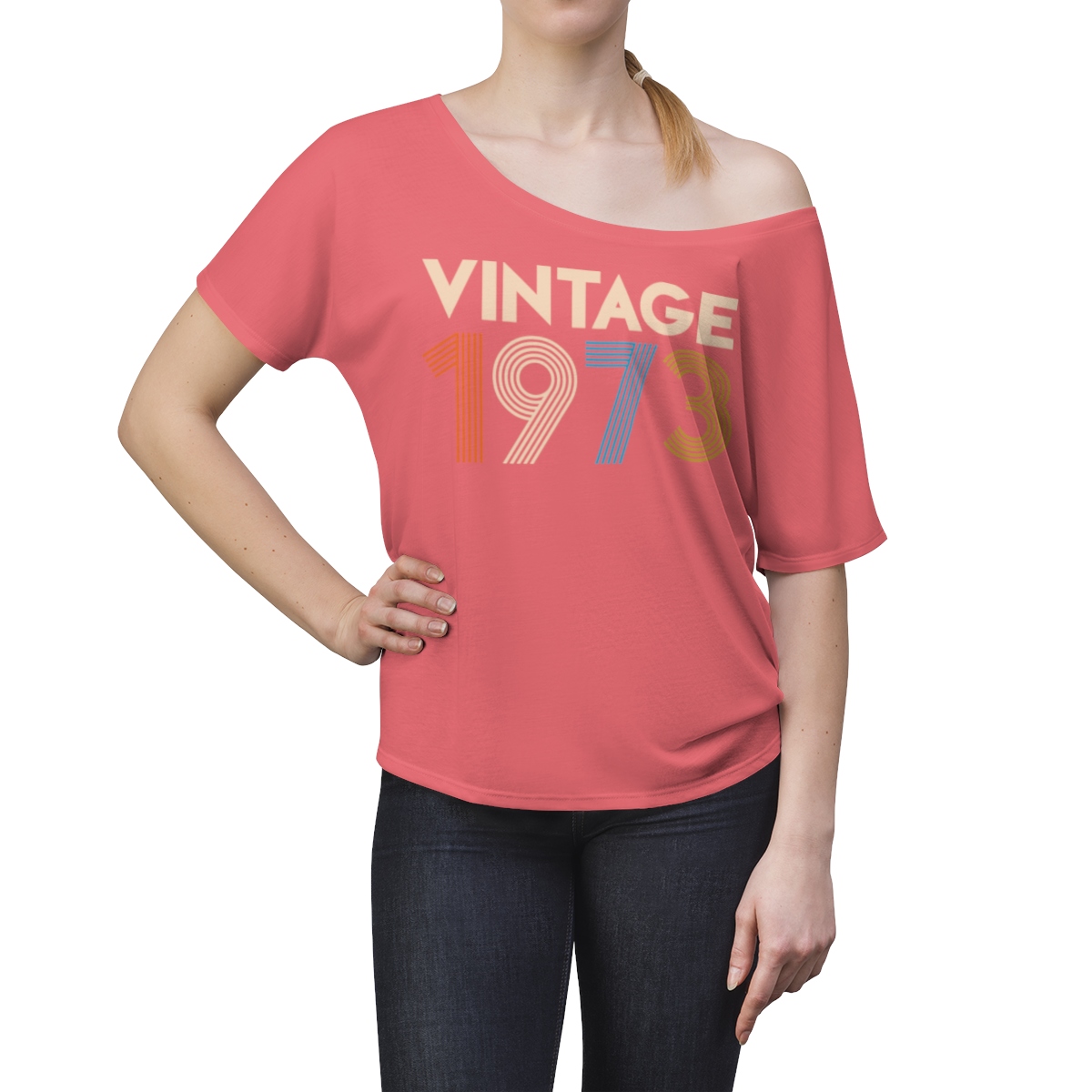 Vintage 1973 Women's Slouchy top